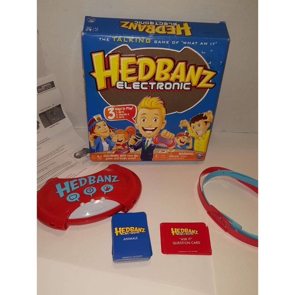 Electronic Talking Hedbanz Board Game Spin Master Complete - Picture 1 of 8